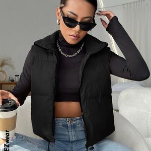 Black Puffer Vest